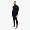 Ulvang Comfort 200 Turtle Neck, maglia intima da sci, uomo, nero