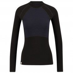 Ulvang Peak Map Crew, maglia intima da sci da donna, nero/blu scuro