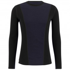 Ulvang Peak Map Crew, maglia intima da sci, uomo, nero/blu scuro