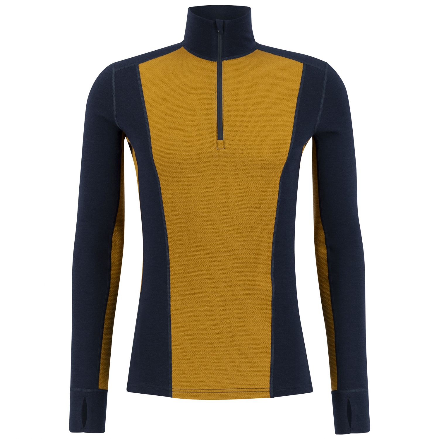 Ulvang Peak Map Haf Zip, baselayer, men, navy blue/cathay spice