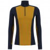 Ulvang Peak Map Half Zip, maglia intima da sci, uomo, blu scuro/cathay spice