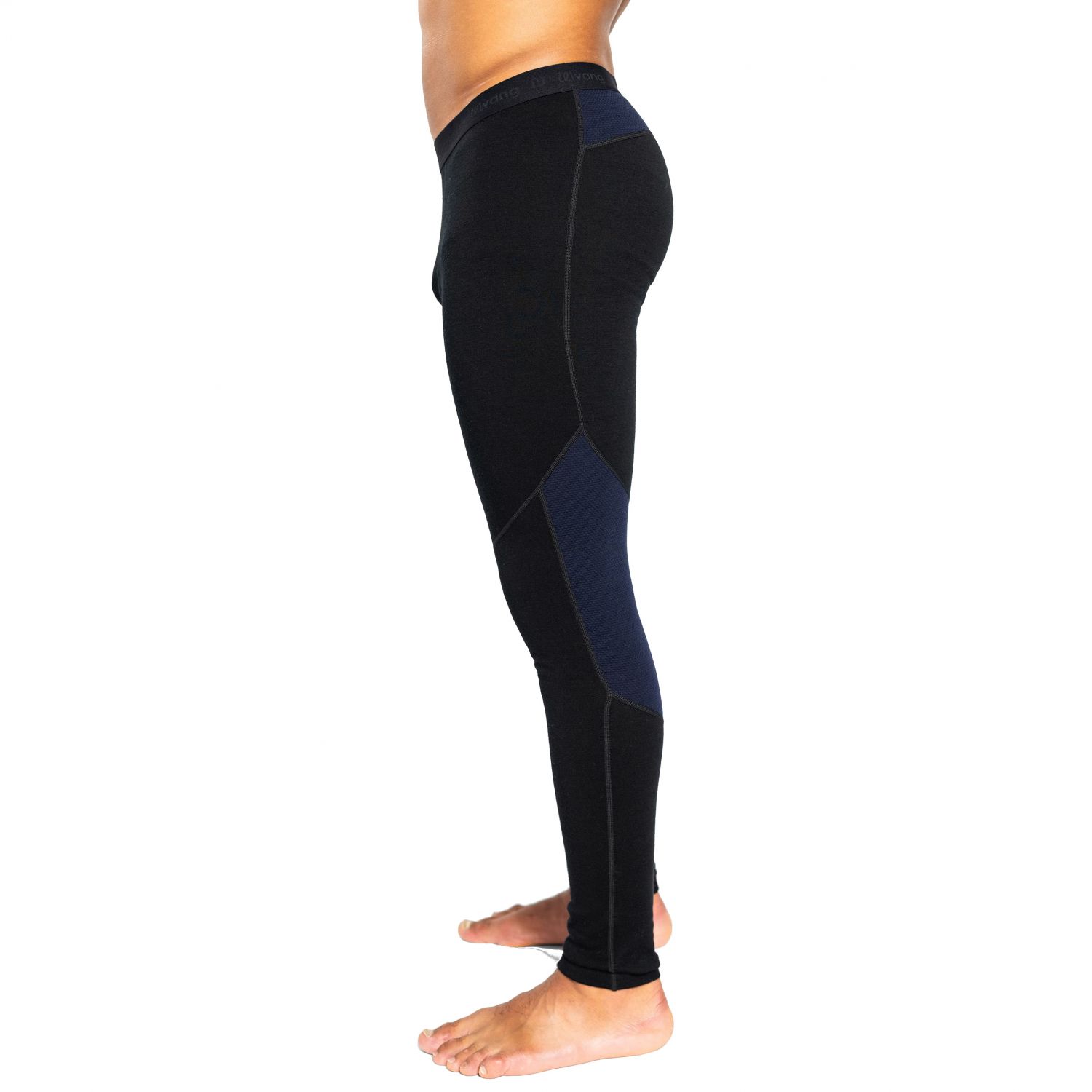 Ulvang Peak Map Tights, baselayer, men, black/navy blue
