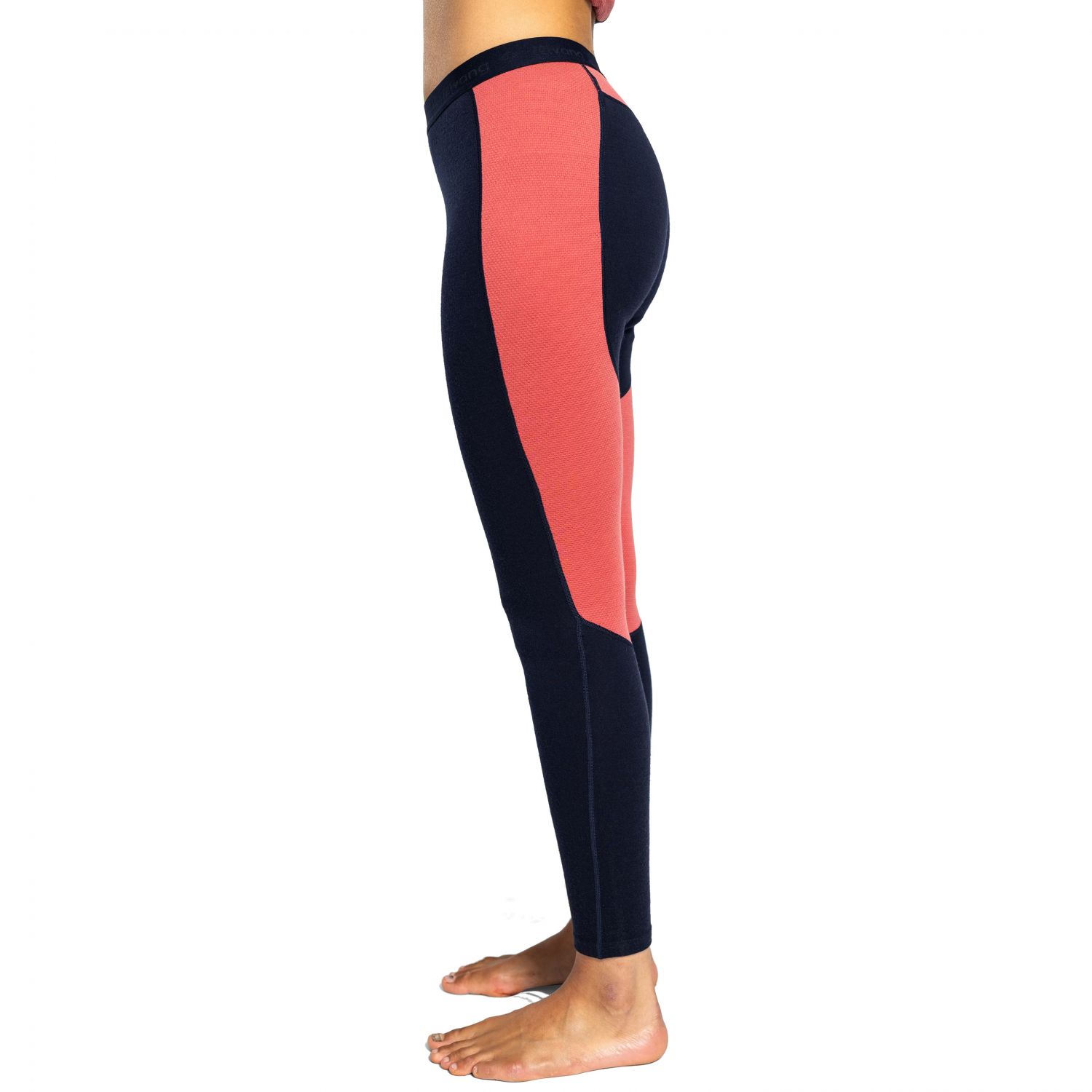 Ulvang Peak Map Tights, baselayer, women, navy blue/mineral red