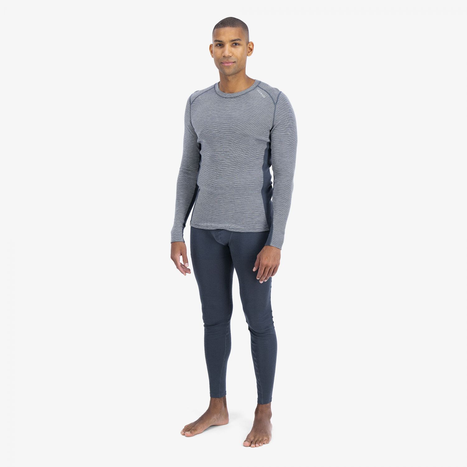 Ulvang Rav 100% Collo rotondo, maglia intima da sci, uomo, grigio