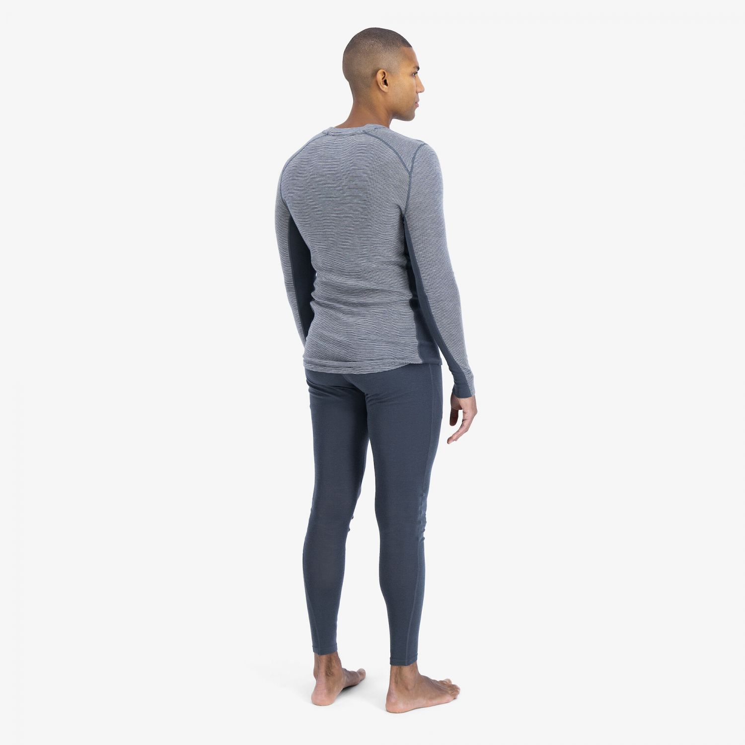 Ulvang Rav 100% Collo rotondo, maglia intima da sci, uomo, grigio