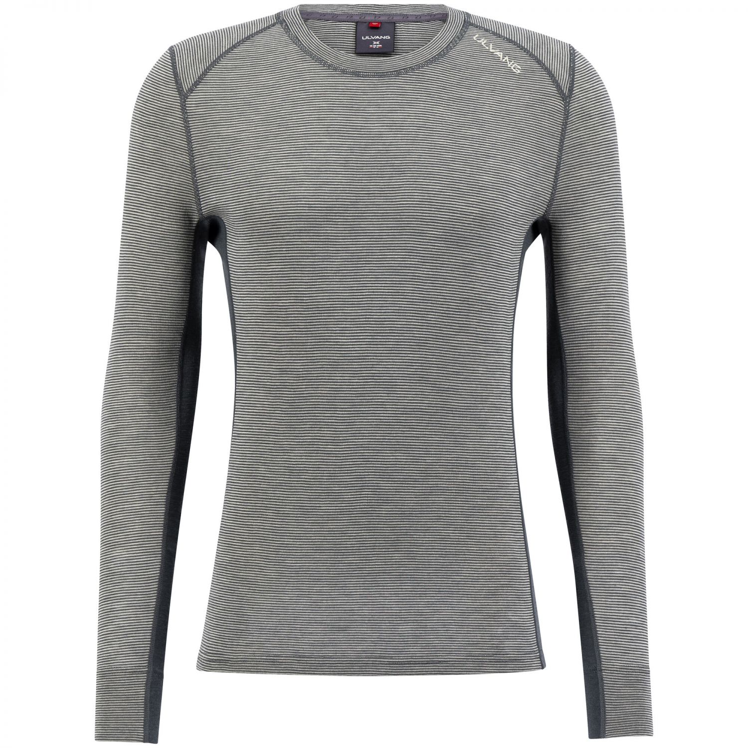 Ulvang Rav 100% Collo rotondo, maglia intima da sci, uomo, grigio