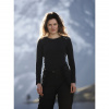 Ulvang Rav 100% cuello redondo, mujer, negro