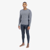 Ulvang Rav 100% Round Neck lyžiarska spodná košeľa, pánska, sivá