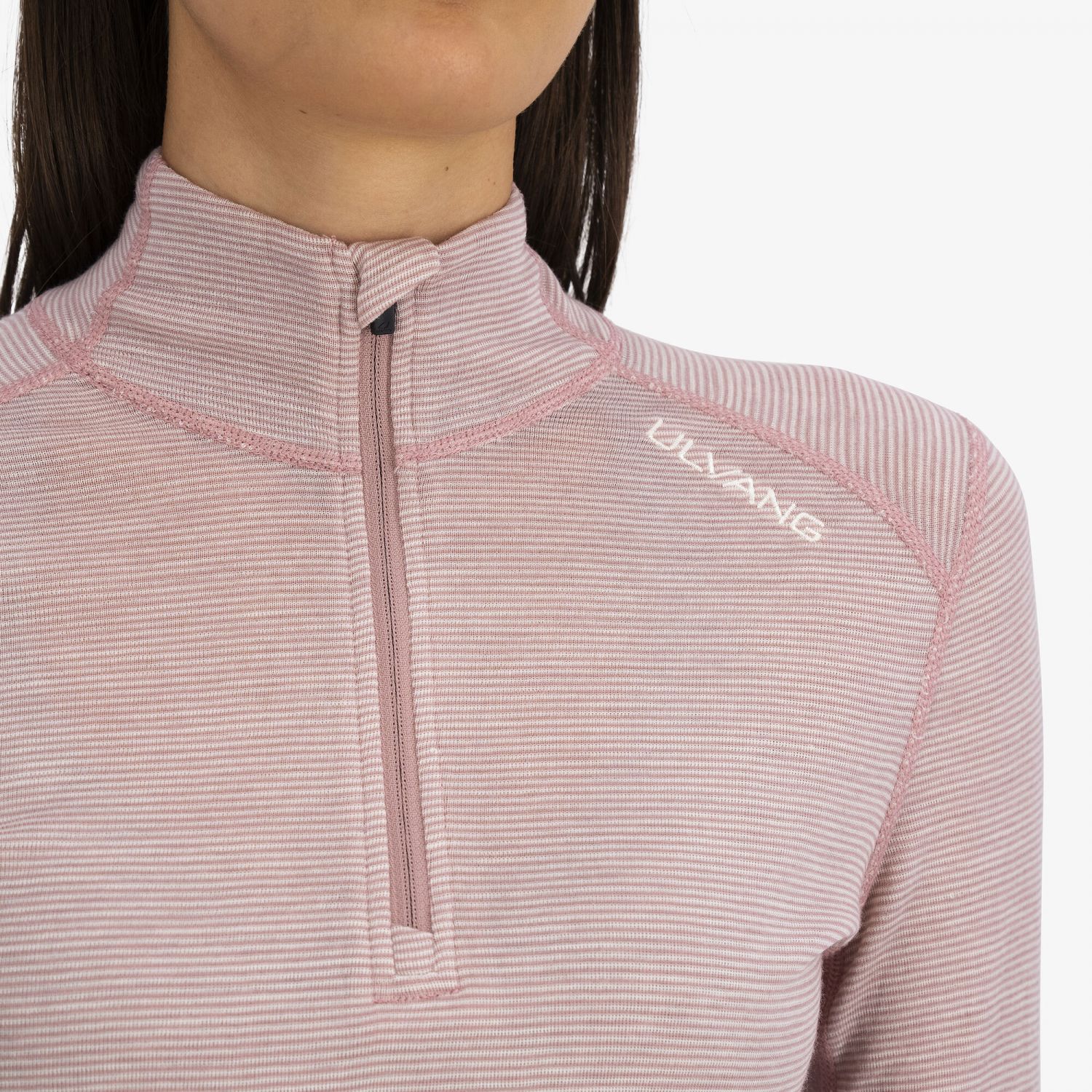 Ulvang Rav 100%, Schildpadhals, skionderhemd, dames, roze