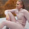Ulvang Rav 100%, Schildpadhals, skionderhemd, dames, roze