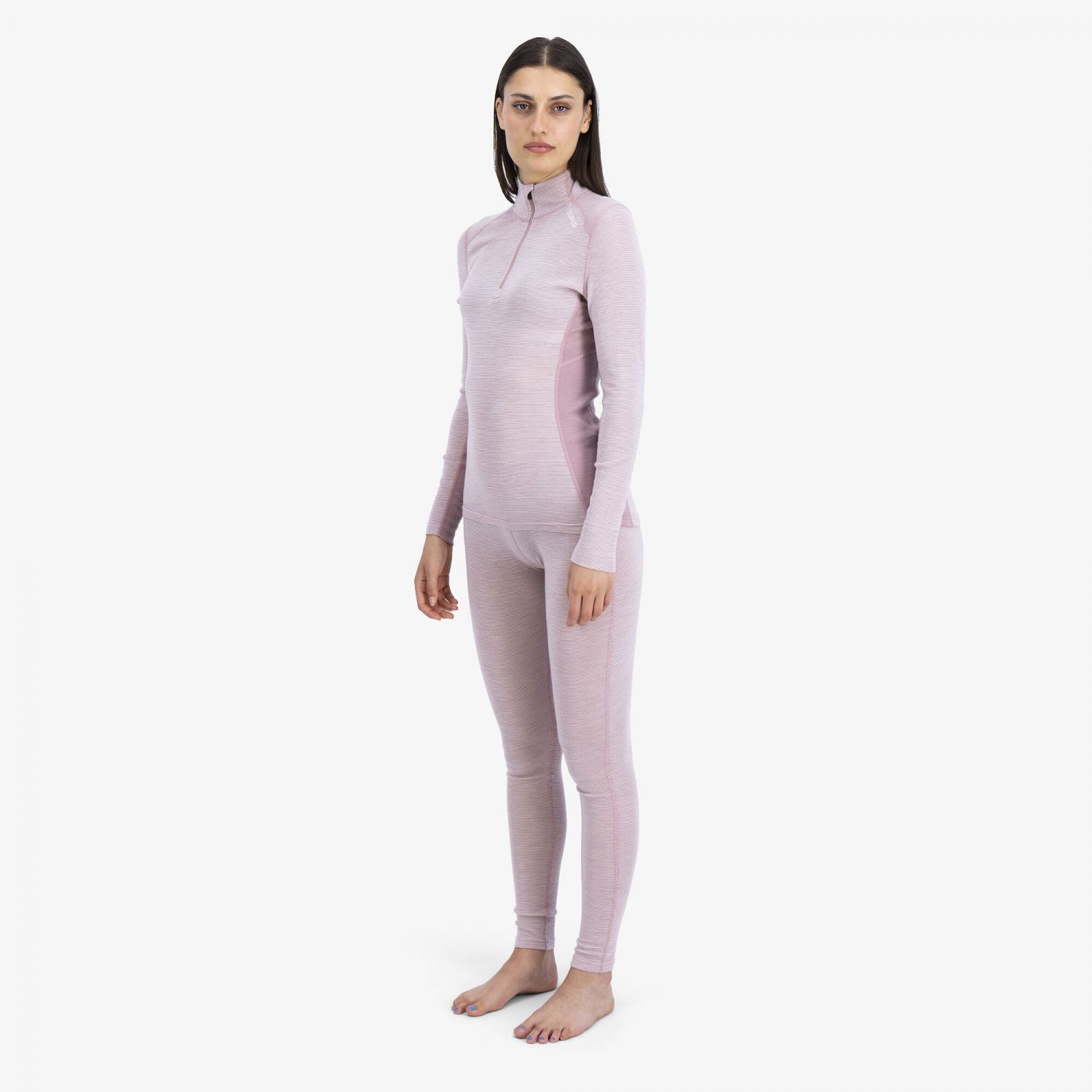 Ulvang Rav 100%, Schildpadhals, skionderhemd, dames, roze