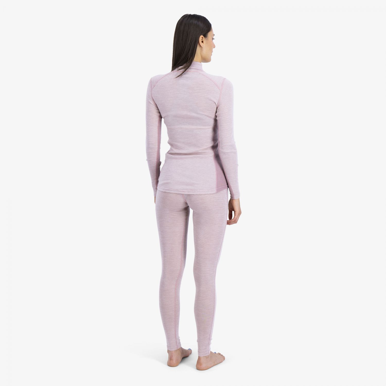Ulvang Rav 100%, Schildpadhals, skionderhemd, dames, roze