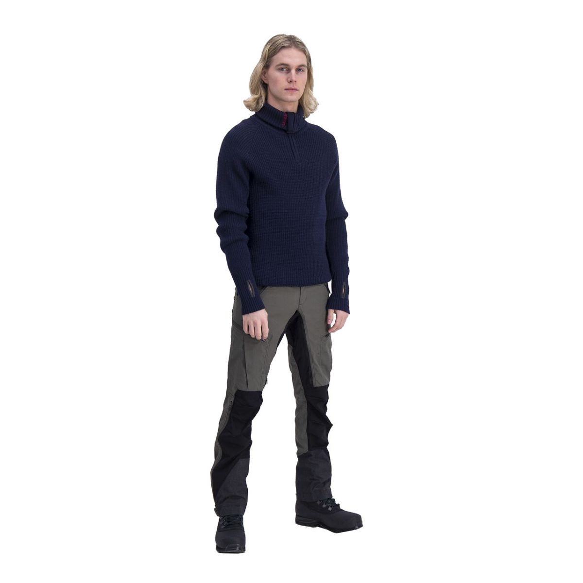 Ulvang Rav jersey con cremallera, hombre, azul marino