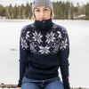 Ulvang Rav Kiby Sweater, Dame, New Navy/Grey Melange