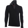 Ulvang Rav suéter com zíper, masculino, preto
