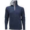 Ulvang Rav Sweater w/zip, men, navy melange/grey melange/new navy