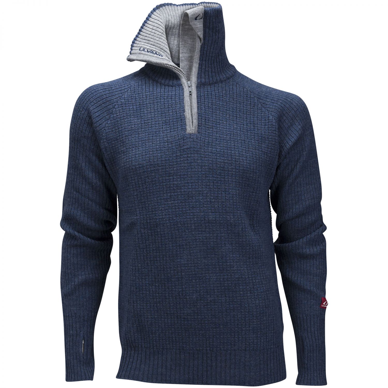 Ulvang Rav Trui met ritssluiting, heren, blauw/grijs
