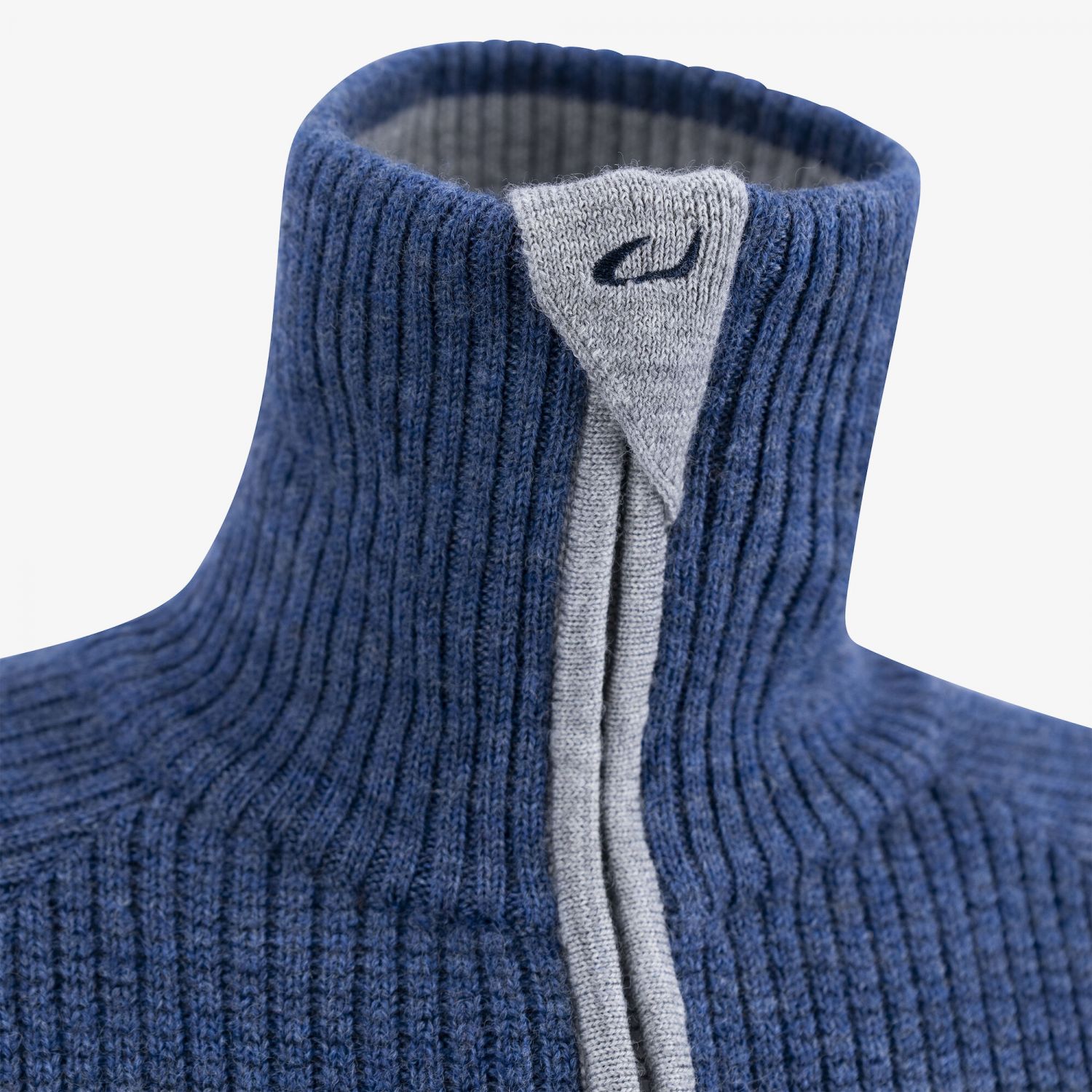 Ulvang Rav Trui met ritssluiting, heren, blauw/grijs