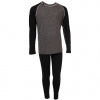 Ulvang Skare, biancheria intima da sci, bambini, nero/grigio