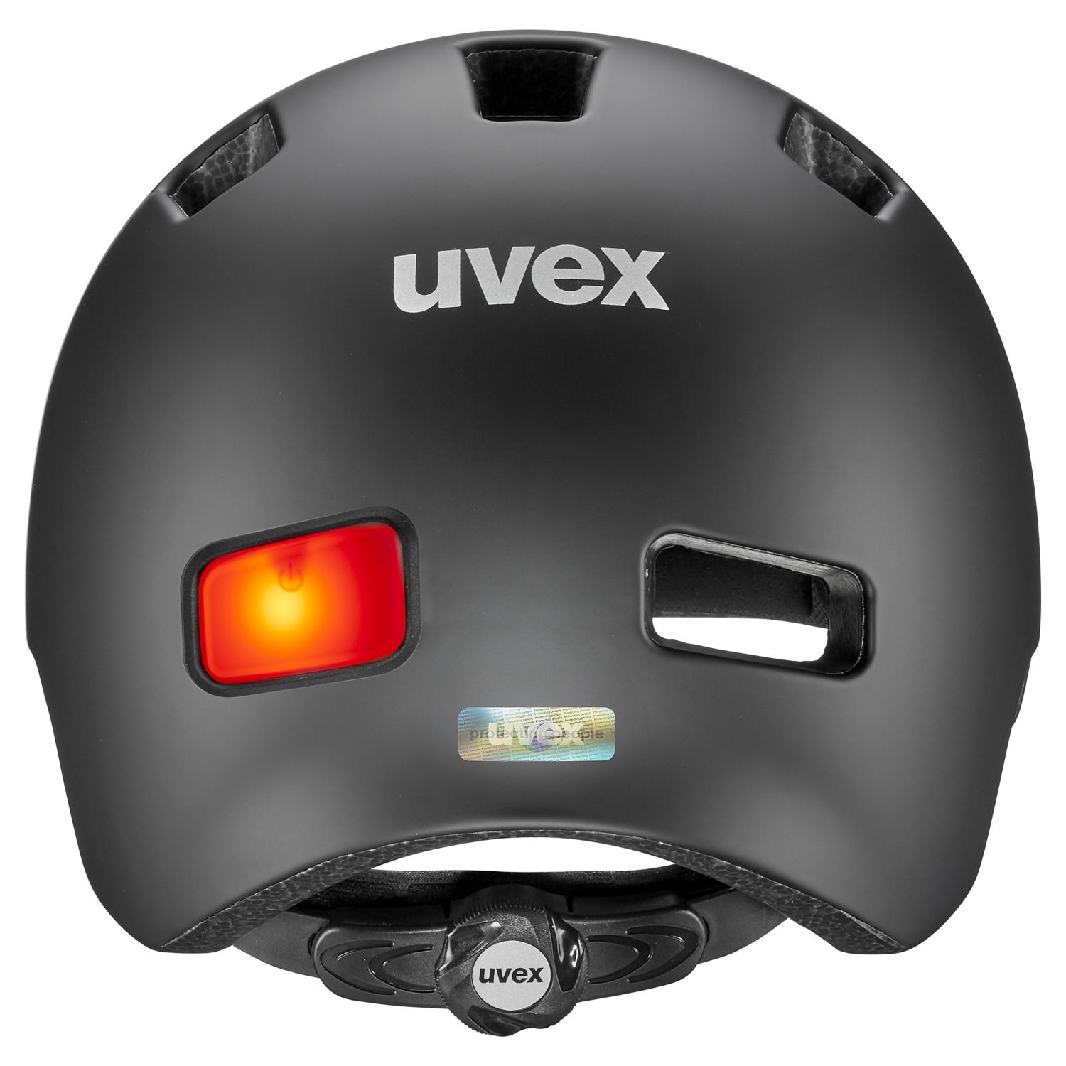 Uvex City 4, kask rowerowy, czarny