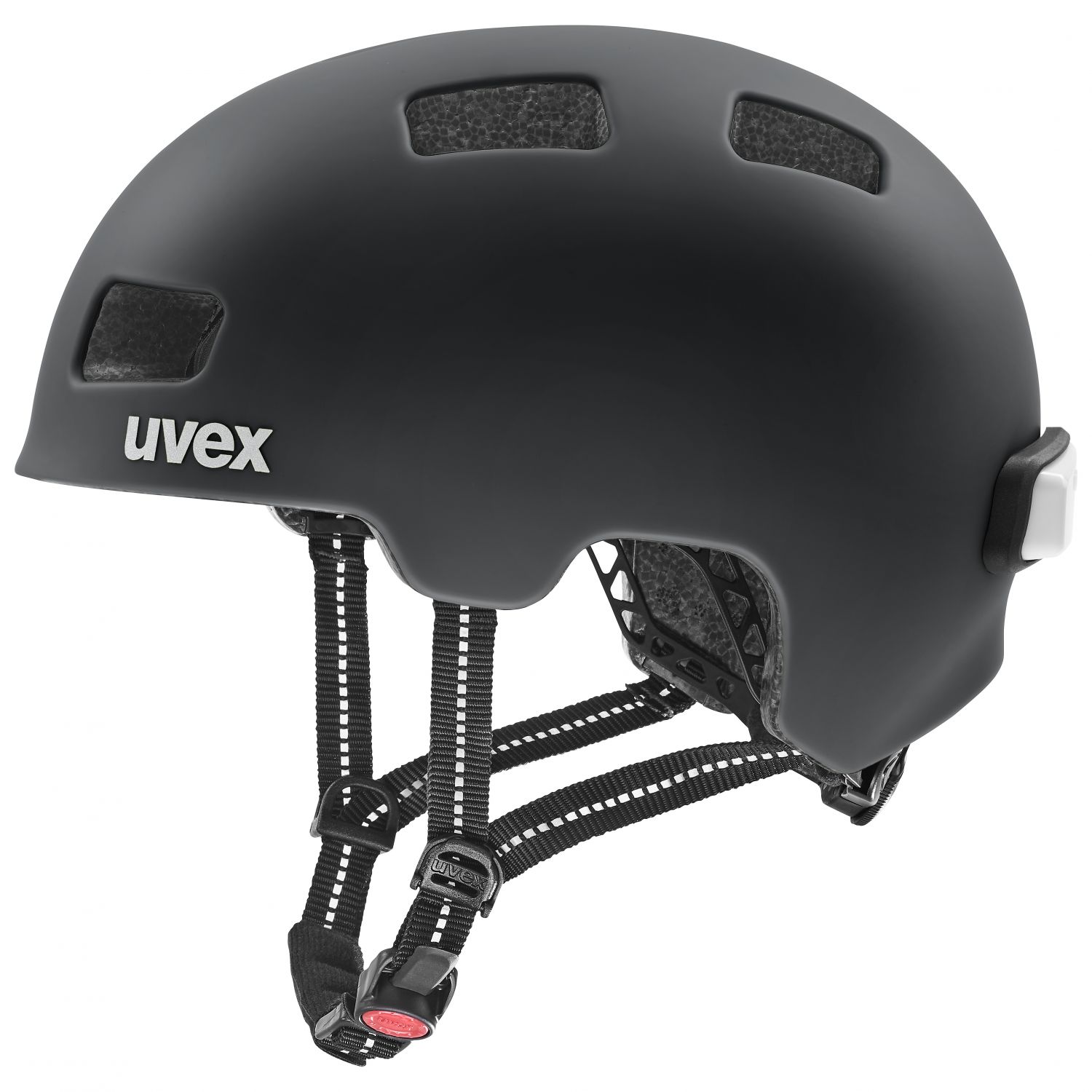 Uvex City 4, kask rowerowy, czarny