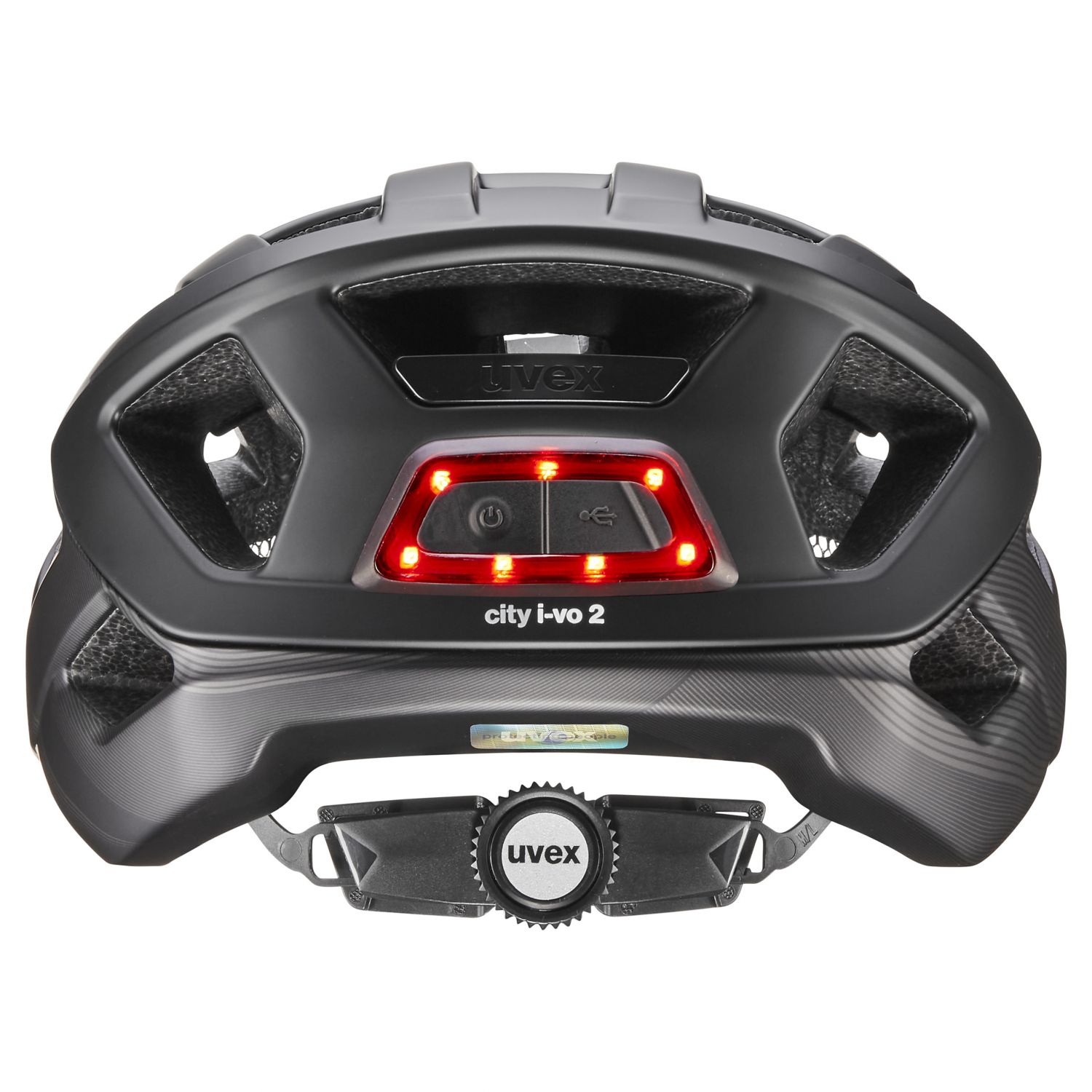 Uvex City I-Vo 2, casco de bicicleta, negro