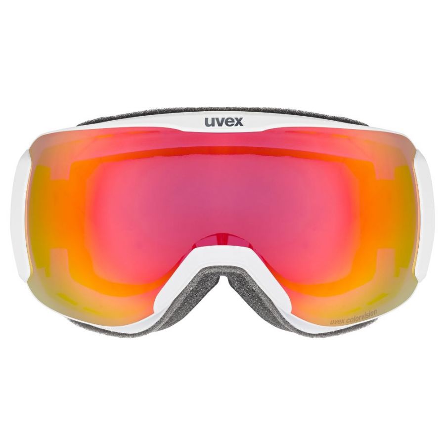 Uvex downhill 2100 CV, maschera da sci, bianco