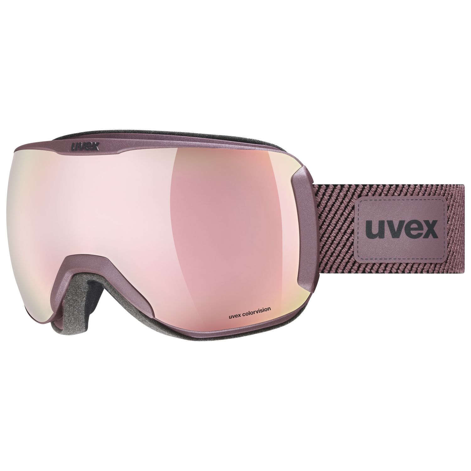 Uvex downhill 2100 CV Planet, ski goggles, antique rose matt