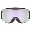 Uvex downhill 2100 CV ski goggles, black matt/lavender