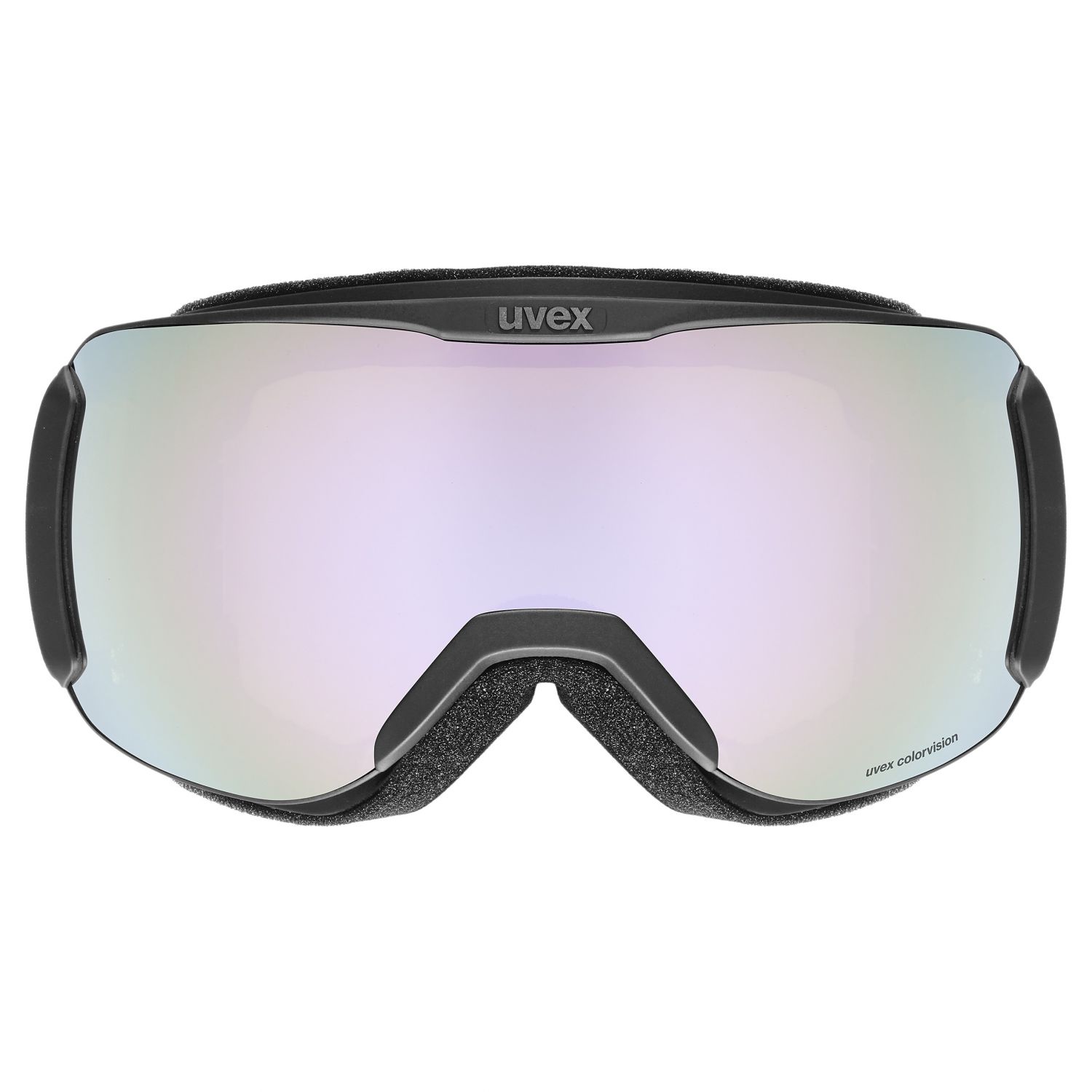 Uvex downhill 2100 CV ski goggles, black matt/lavender