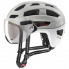 Uvex finale visor, Fahrradhelm, hellgrau/weiß