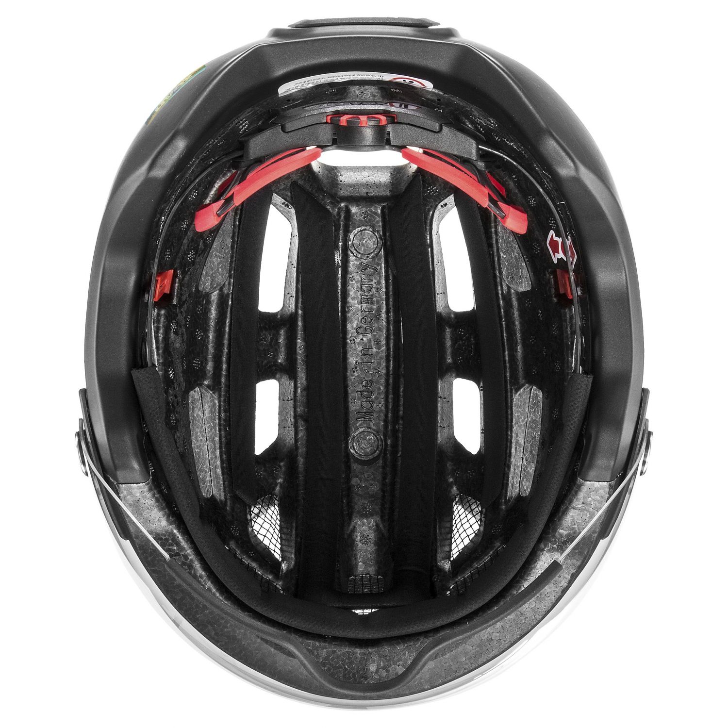 Uvex finale visor, Fahrradhelm, schwarz