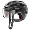 Uvex finale visor, Fahrradhelm, schwarz