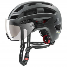 Uvex finale visor, fietshelm, zwart