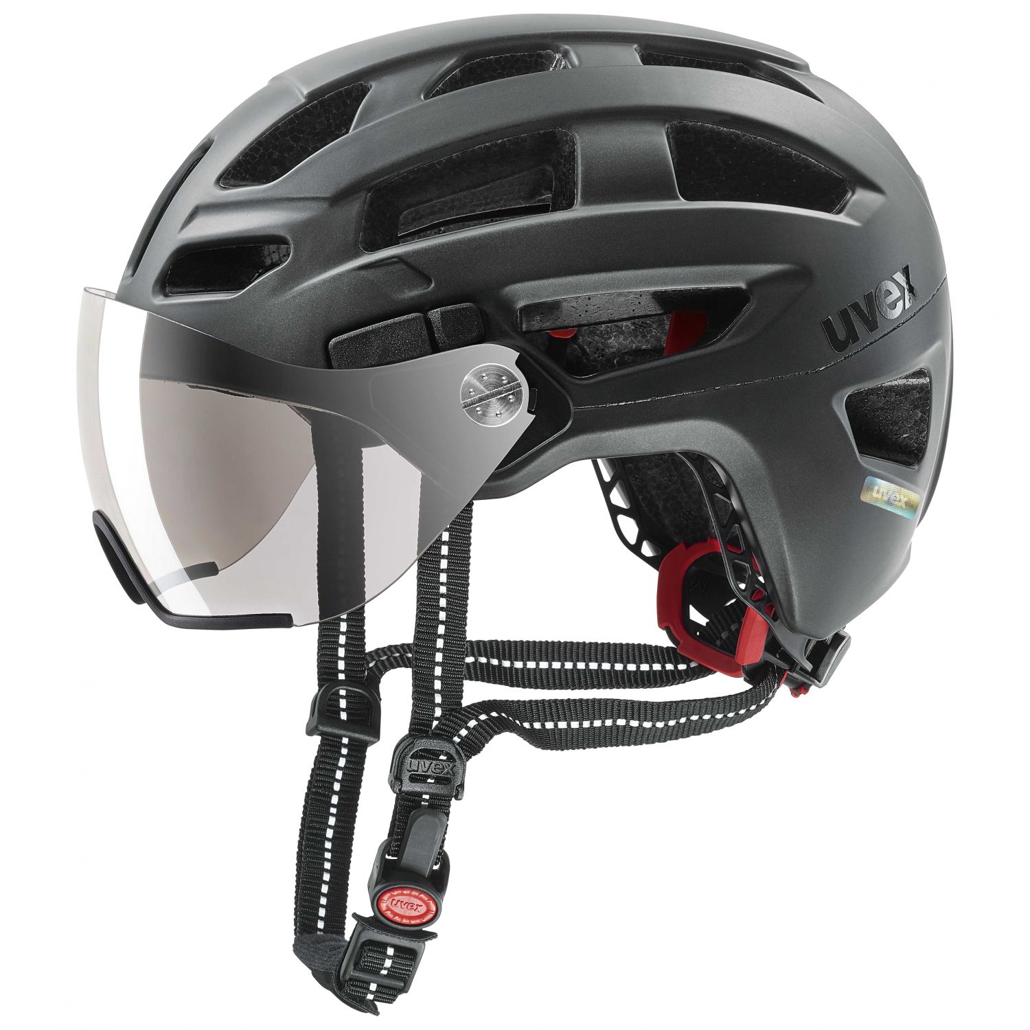 Uvex finale visor, Sykkelhjelm, Black Matt