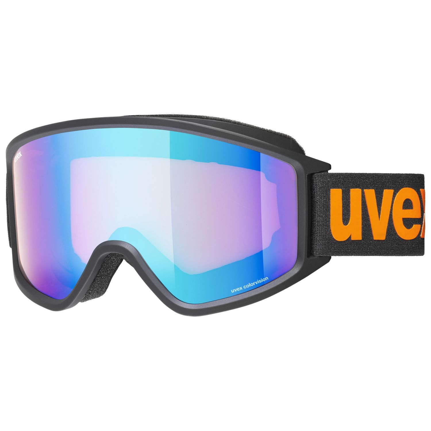 Uvex g.gl. 3000 CV, hiihtolasit, musta/oranssi