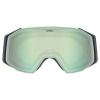 Uvex Gravity FM, maschera da sci, verde chiaro/grigio scuro