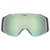 Uvex Gravity FM, masque de ski, noir/vert clair