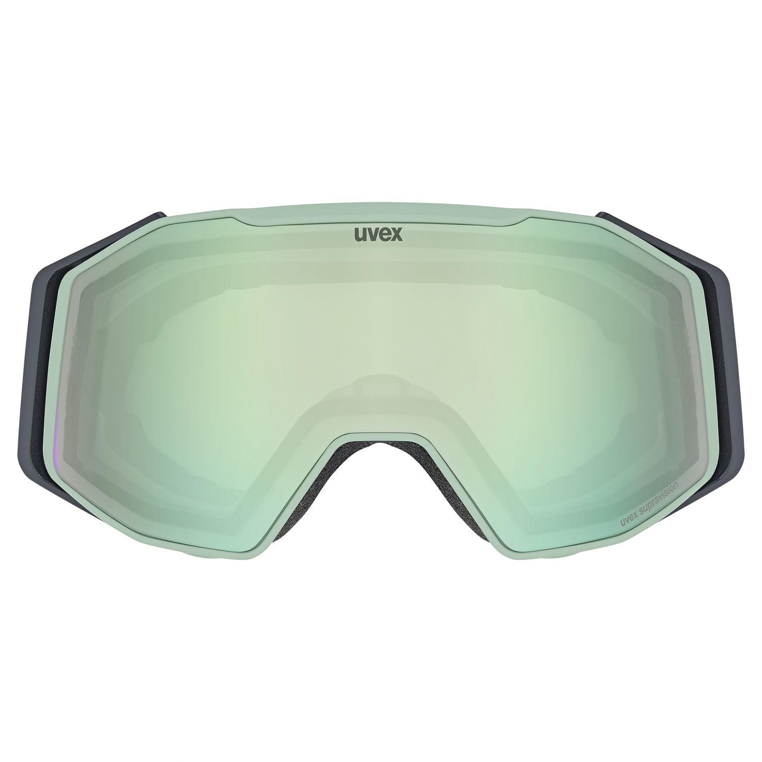 Uvex Gravity FM, masque de ski, noir/vert clair