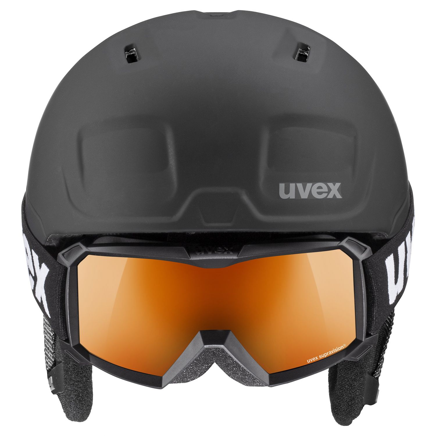 Uvex Heyya Pro Set, kask narciarski + gogle, junior, czarny