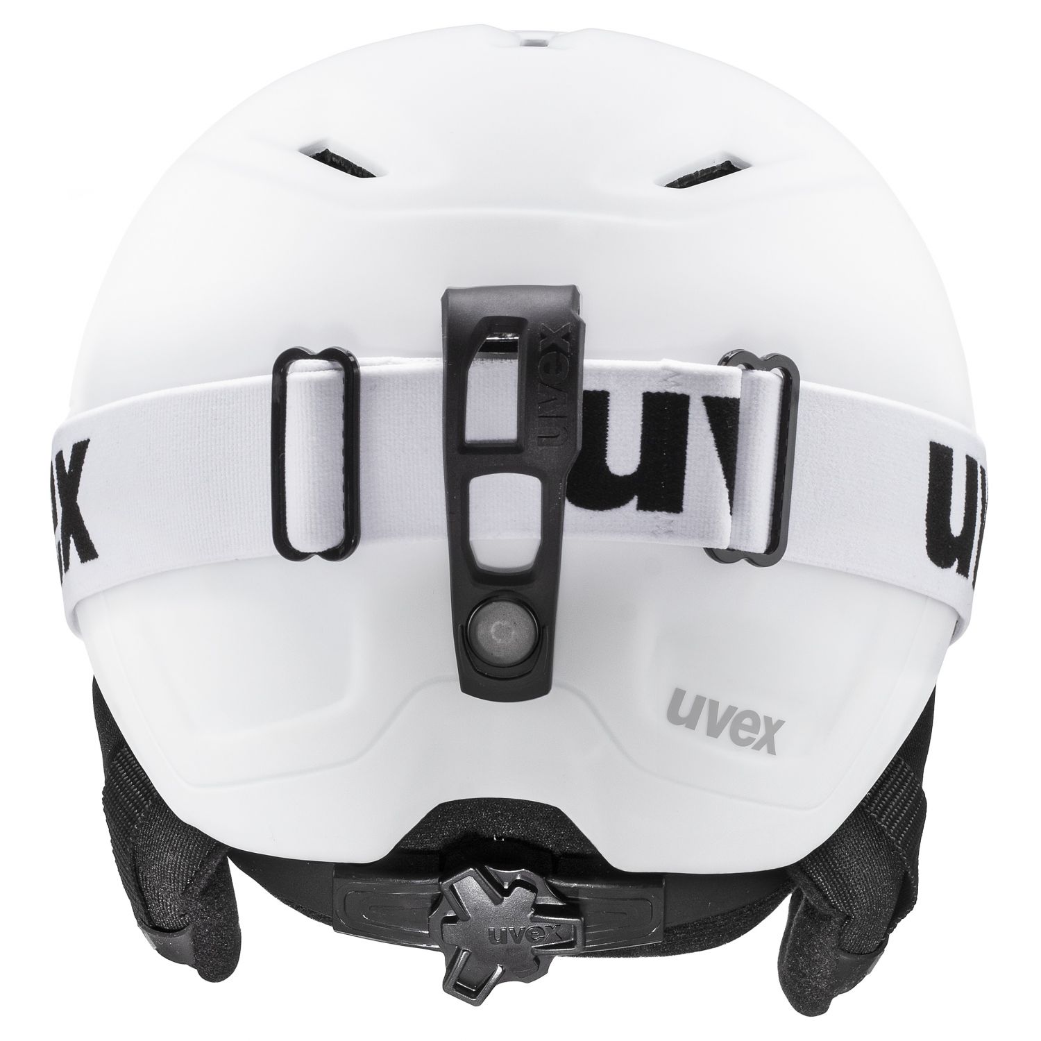 Uvex Heyya Pro Set, skihjelm + skibrille, junior, hvid