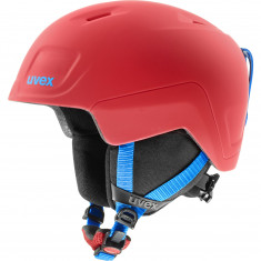 Uvex Heyya Pro, ski helmet, junior, red cyan