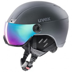 Uvex hlmt 400, skihjelm med visir, mørkeblå