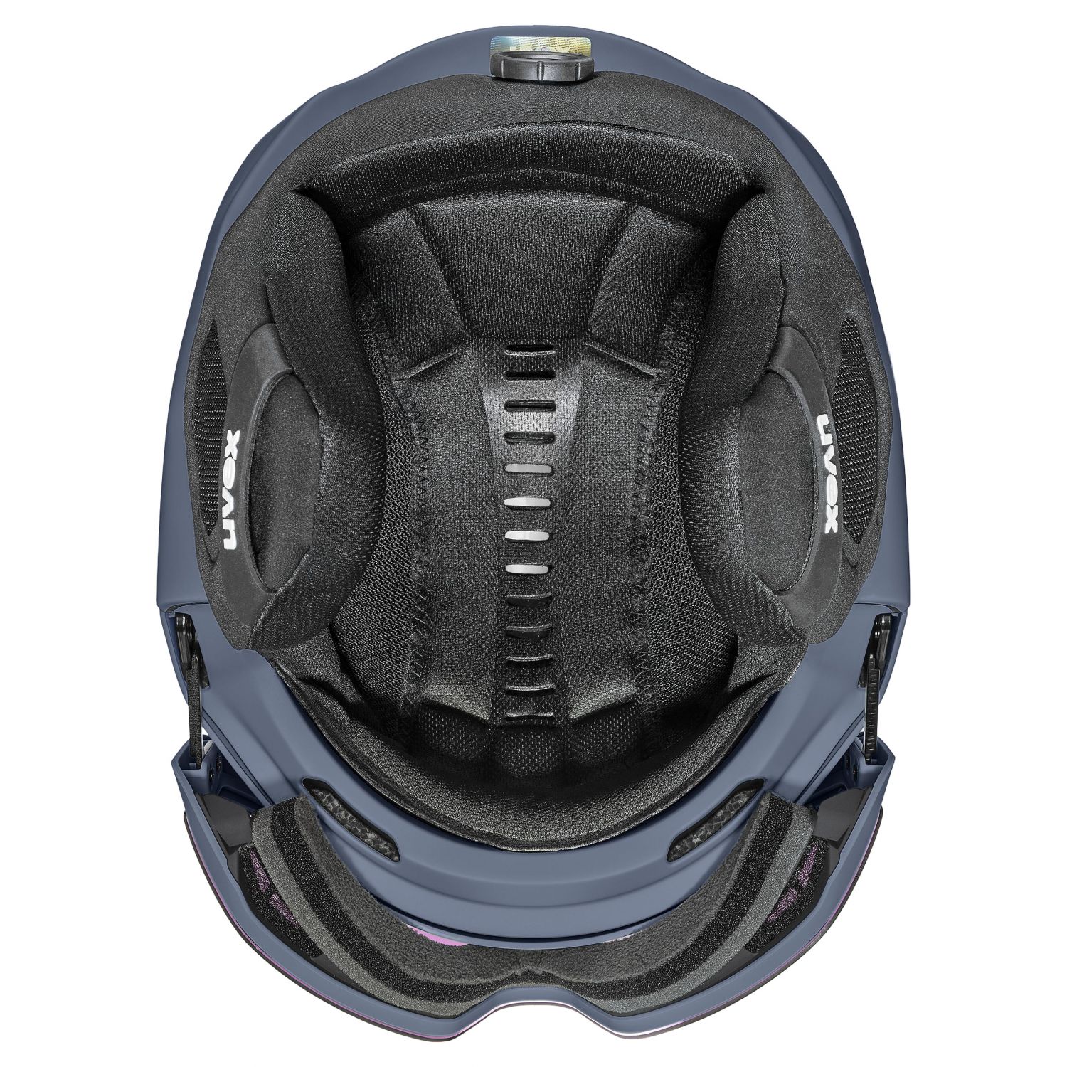 Uvex Horizon CV MIPS visière, casque de ski avec visière, bleu