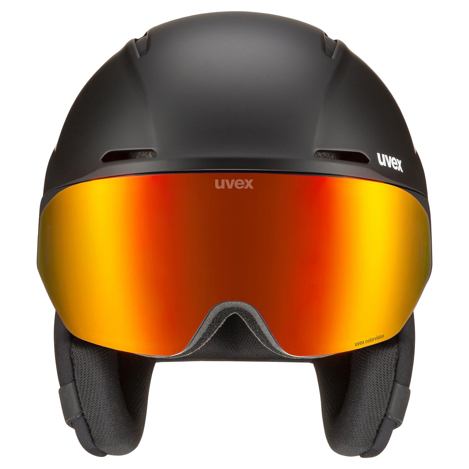 Uvex Horizon CV MIPS Visor, casco da sci con visiera, nero
