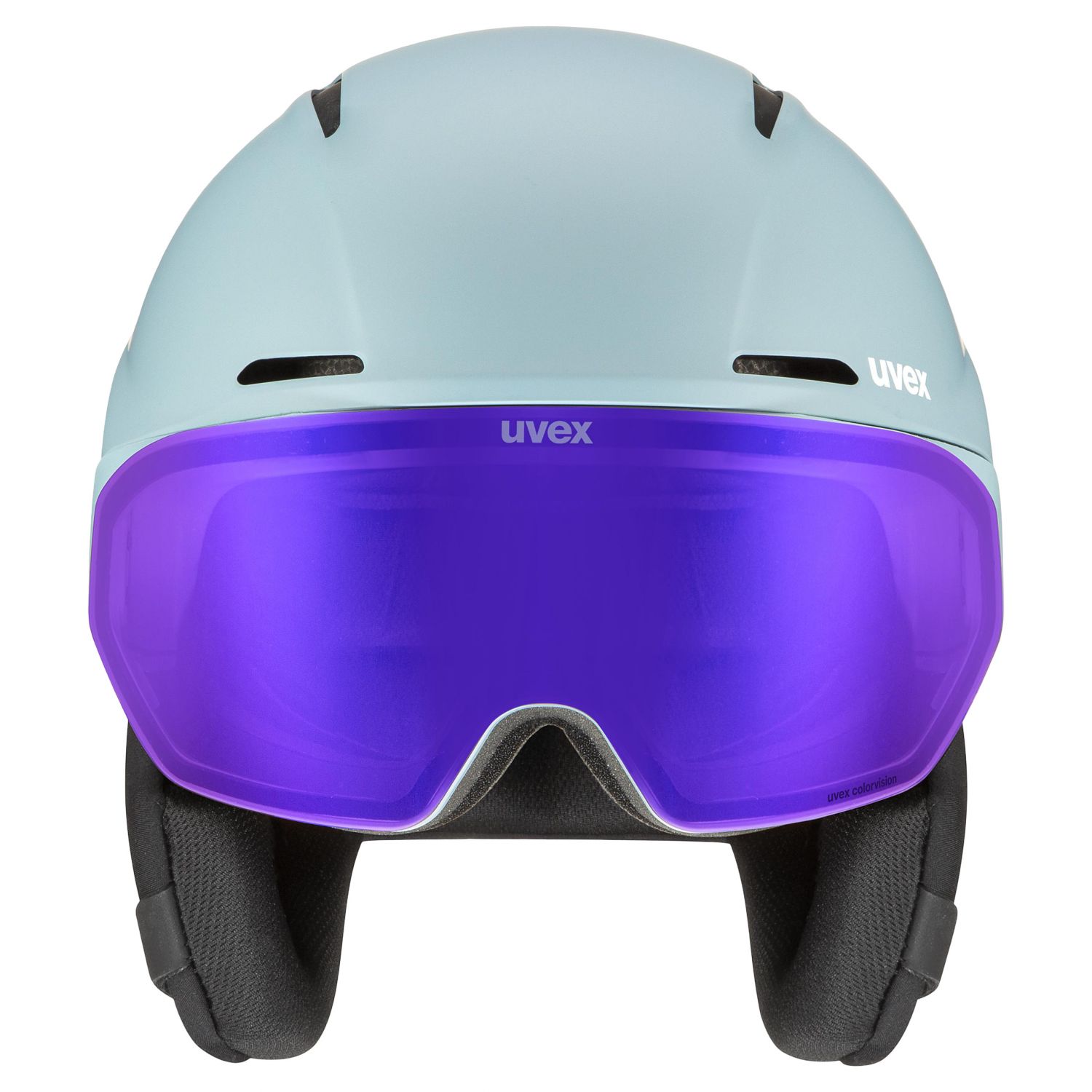 Uvex Horizon CV MIPS Visor, hiihtokypärä visiirillä, sininen