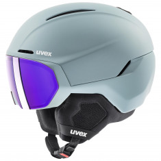 Uvex Horizon CV Visor, ski helmet with visor, blue/green