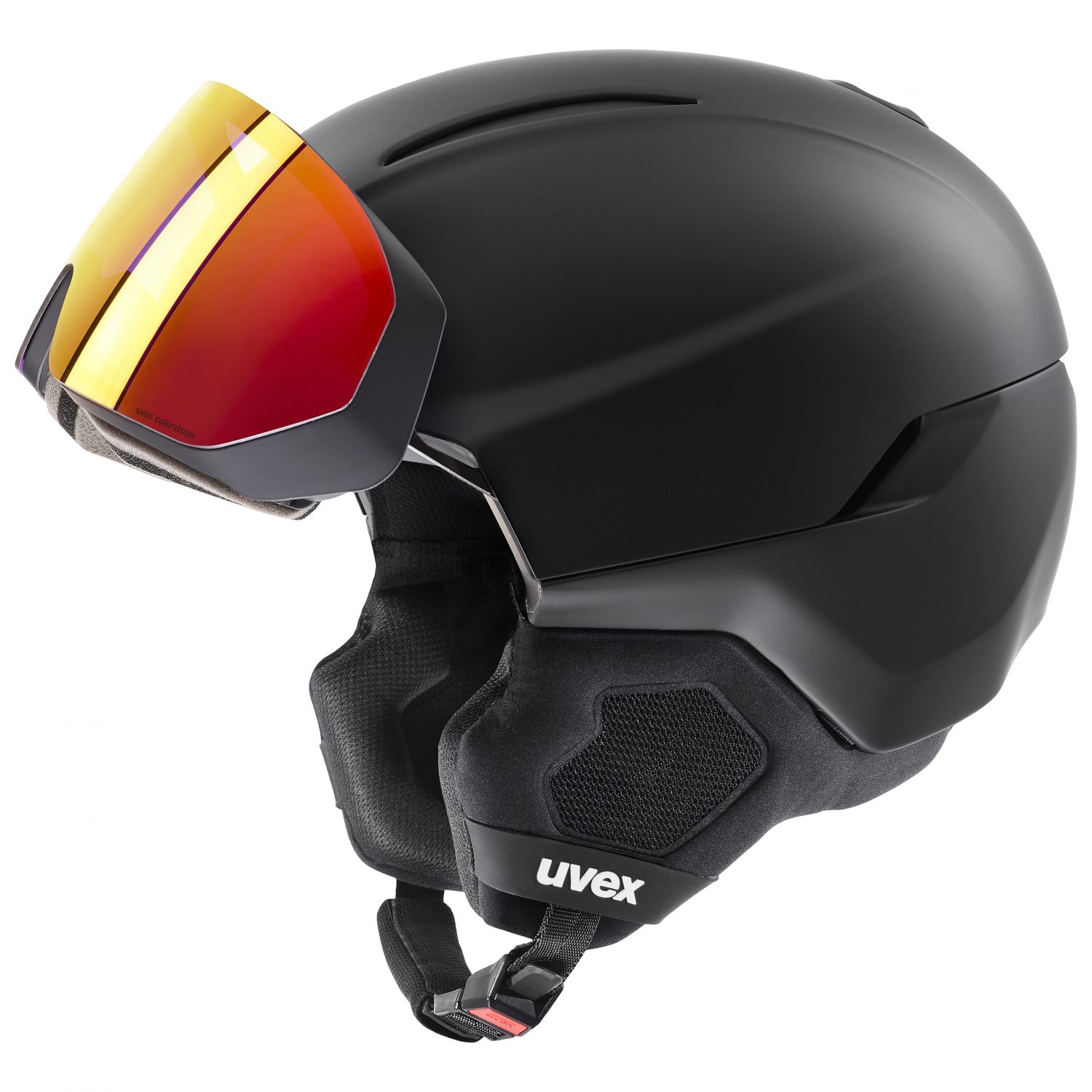 Uvex Horizon CV Visor, ski helmet with visor, pink