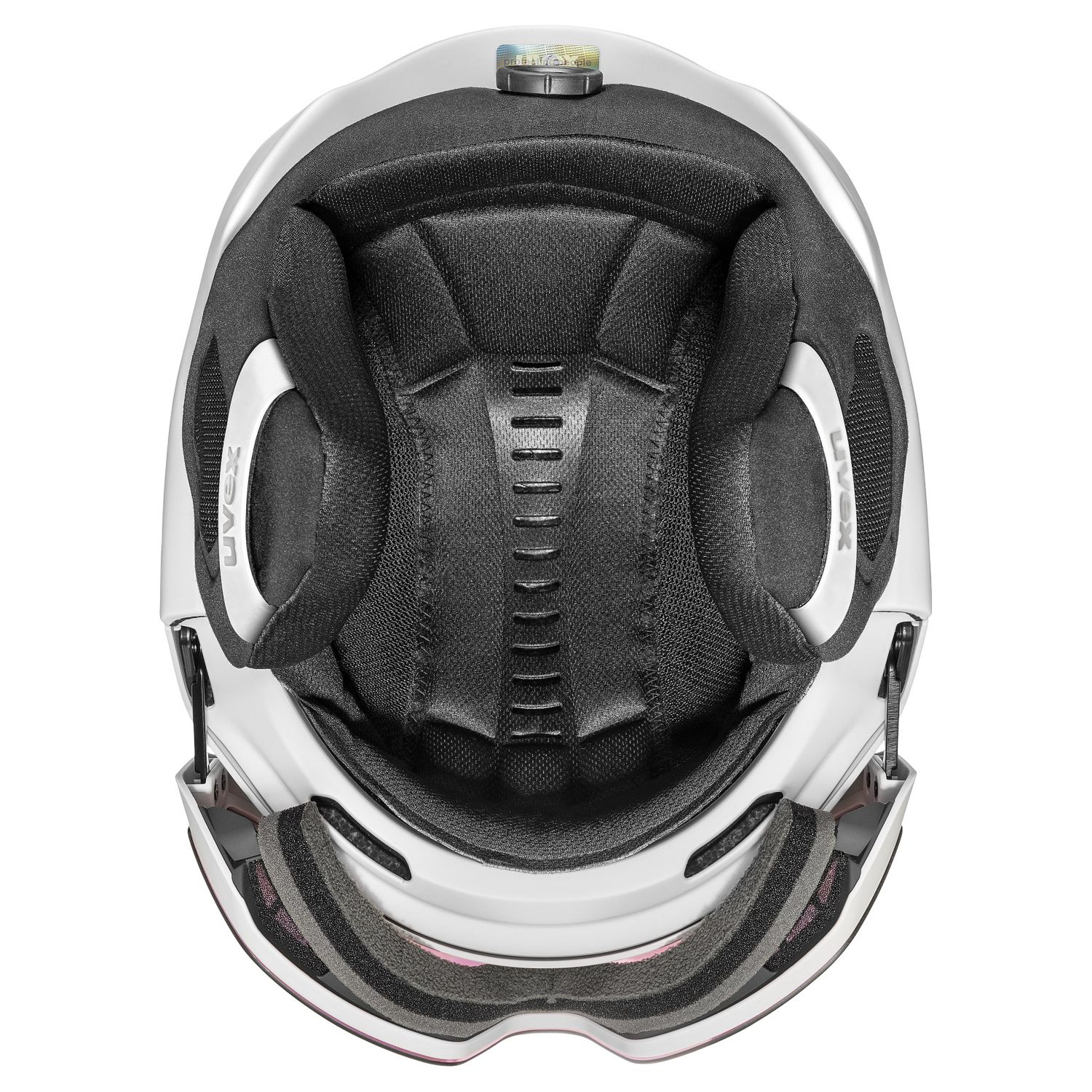 Uvex Horizon CV Visor, Skihelm Med Visir, White Matt