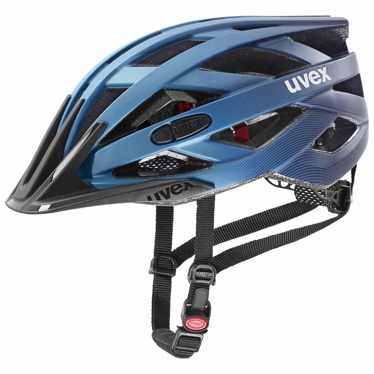 Uvex i-vo cc, Fahrradhelm, blau